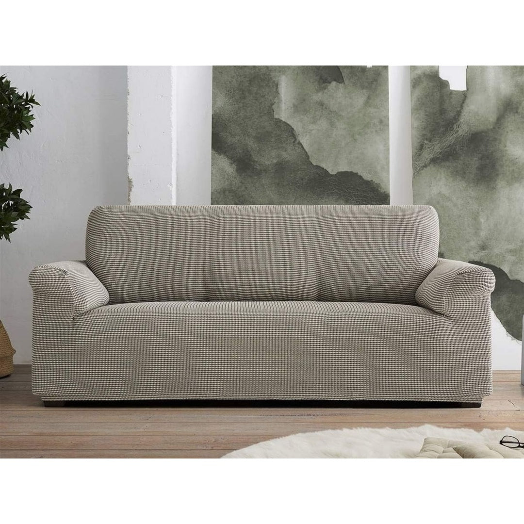 Seduta imbottita Lanovenanube Copridivano Milan Dual Pattern bianco