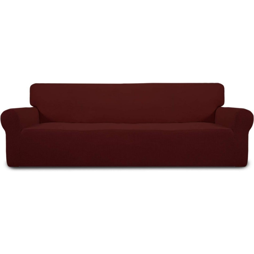 Divano confortevole Easy-Going Copridivano elasticizzato divano posti, nero