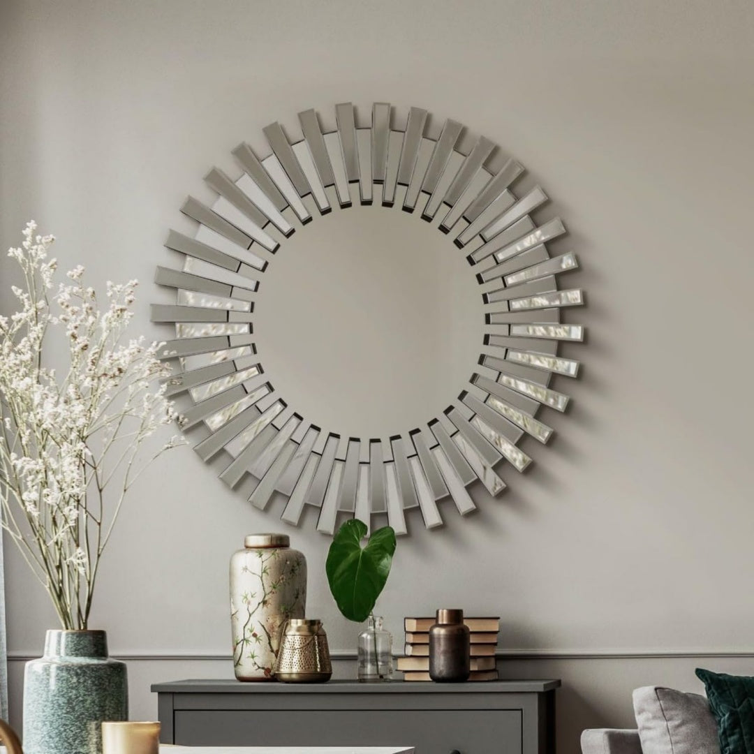 Arredo per soggiorno MirrorOutlet senza cornice, oro