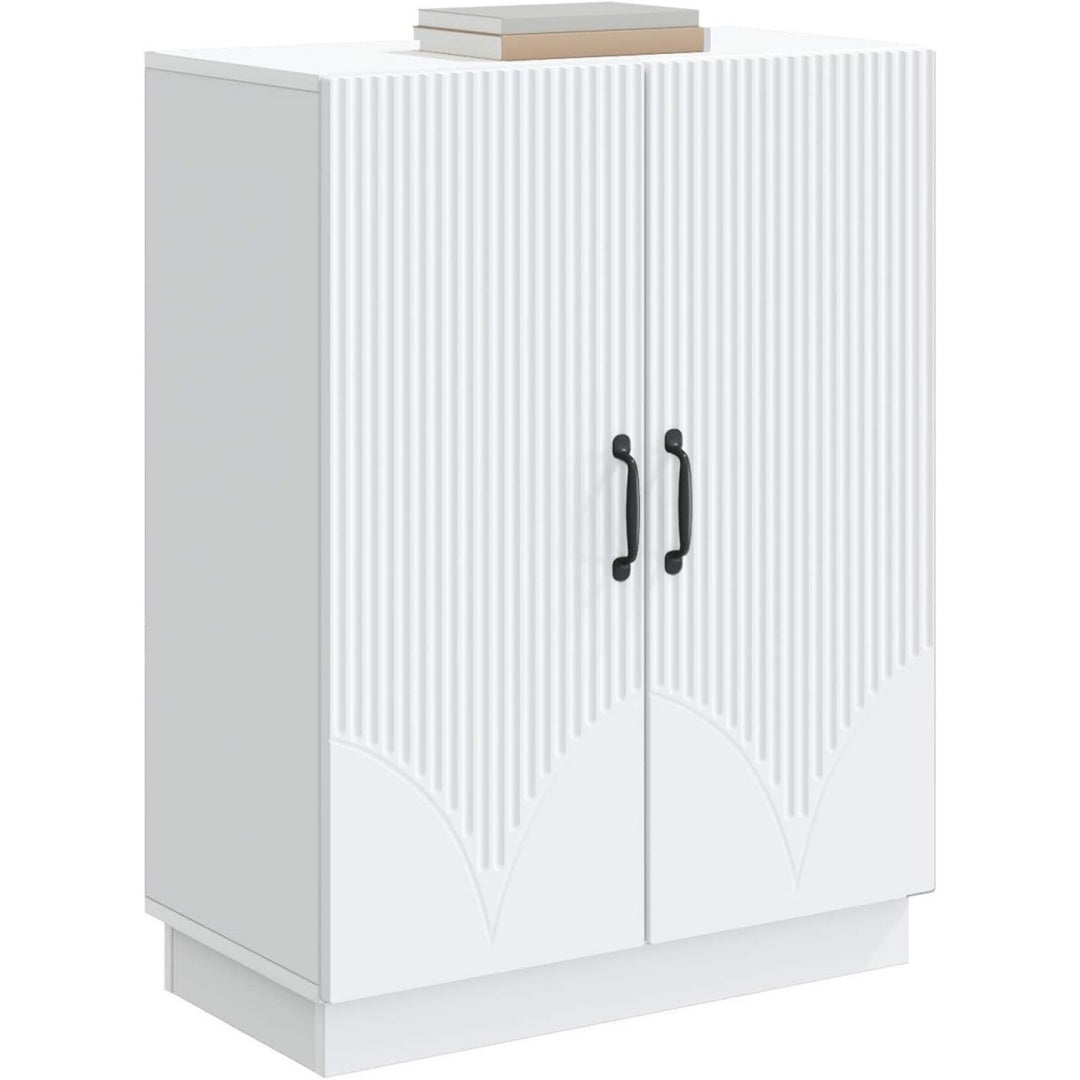 Credenza da soggiorno 66 x 34,5 x 87 cm bianco