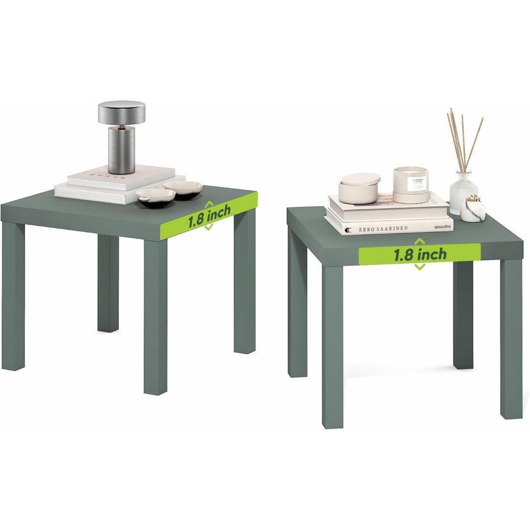 Piano d appoggio con illuminazione LED verde