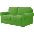 Divano da soggiorno Copridivano Posti, Copridivano Copripoltrona Jacquard, verde