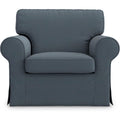 Seduta lounge MASTERS COVERS Fodera Ricambio Poltrona grigio